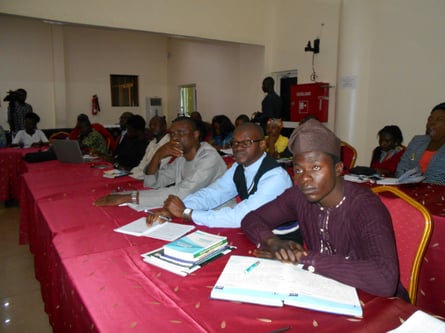 Round table discussion in Nigeria