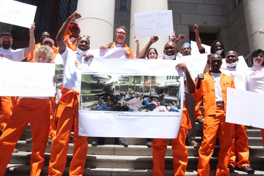 Prisoners Protesting