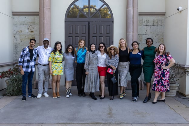 The Women PeaceMakers with members of the Kroc School community