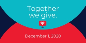 together we give event poster