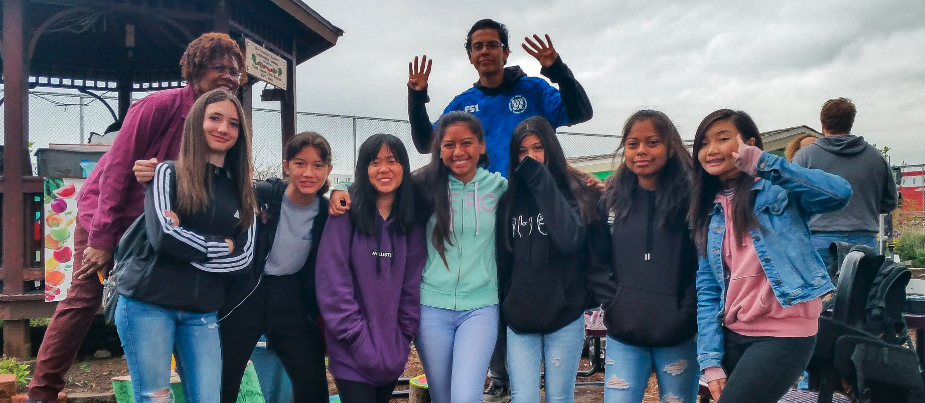 Kroc School's Environmental Peace and Justice Class Partners with Local Middle School to Improve San Diego Community