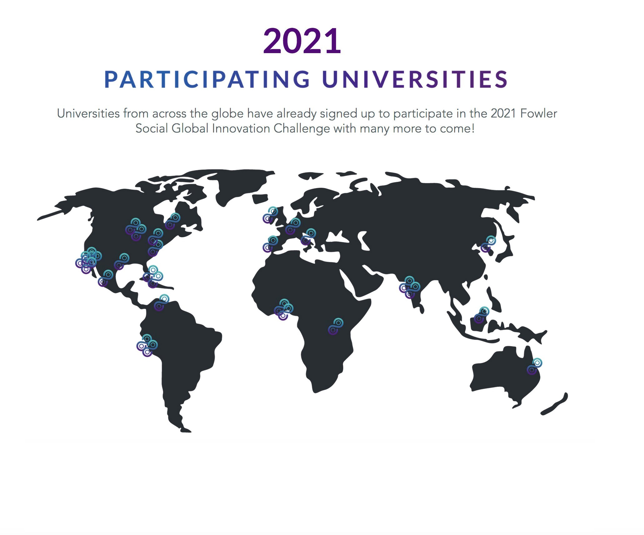 29 Universities and a Record-Setting 15 Countries for the 2021 Fowler Global Social Innovation Challenge