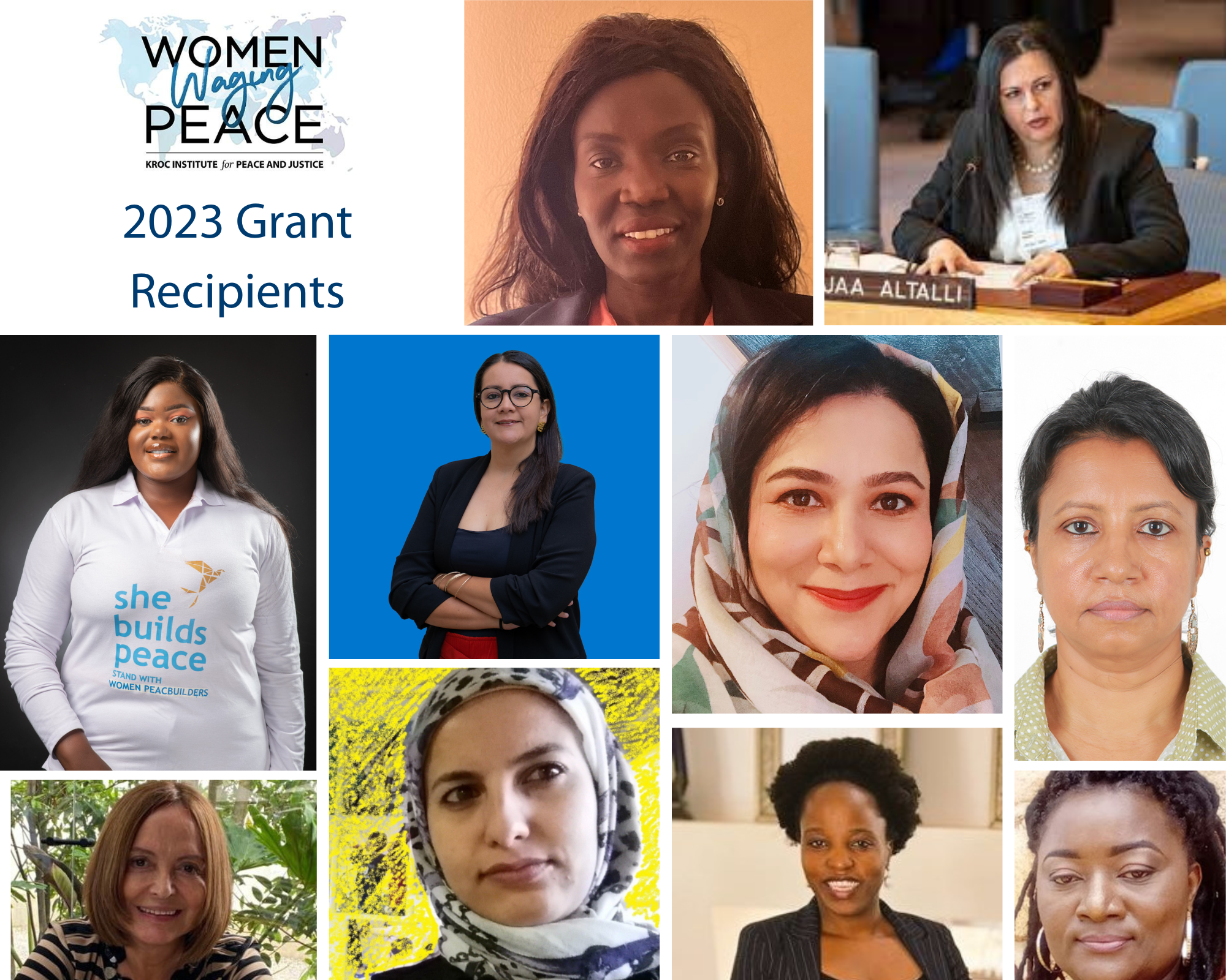 Ten Women Peacebuilders Awarded Grants Through the Women Waging Peace Network